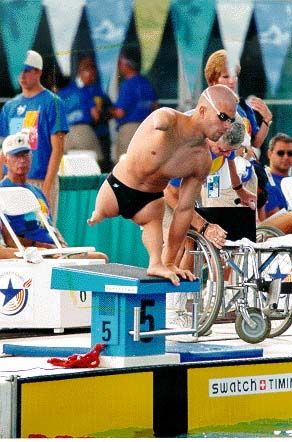 A para swimming athlete at the Rio Olympics...new vista for Nigerians with disability