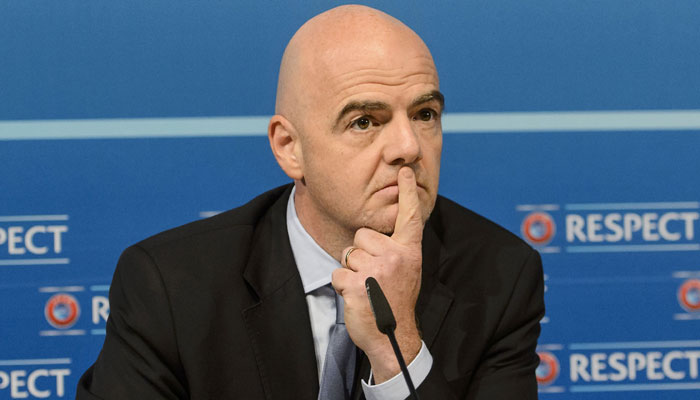 Gianni Infantino FIFA President...my mouth is shut