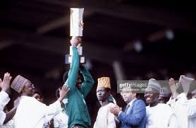 Christain Chukwu lifting the Cup