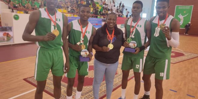 Nigeria U15 male team...Captain Oluwatobi Adeleke speaks